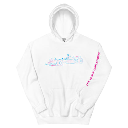 F1 Hoodie White